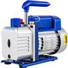 VEVOR Pompa per Vuoto per Aria Condizionata 9 CFM, Kit Pompa per Vuoto Automatica 1 HP, Radiatore Intelligente, Condizionatore d'aria per Frigorifero con Manometro 220 V, Manutenzione Automatica, Auto