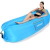 SHENKEY Divano Gonfiabile, Sofà Impermeabile dell'Aria con Il Pacchetto Portatile, Letto Gonfiabile dell'Aria del sofà del Lounger Pigro per Viaggiare, Giardino,Campeggio e Turismo a Piedi