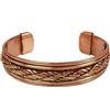 Touchstone Bracciale Copper in stile tibetano. Forgiato a mano con rame puro massiccio e di alto spessore.