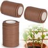 efuturetime 3 x Filo per Legare Piante 20m x 3.5mm Flessibili Filo Giardinaggio per la Formazione e Il Sostegno delle Piante, Marrone Chiaro