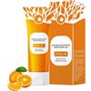 Yooyan Gel esfoliante arancione naturale, gel esfoliante agli enzimi, esfoliante per la pulizia profonda del viso, esfoliante, nutre e dona (100 g)