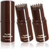 Bploar 2 pezzi di tintura per capelli usa e getta, rossetto portatile, colore duraturo e pigmentazione rapida, lavabile e altamente saturante, copre i capelli bianchi sulla zona temporale (caffè)