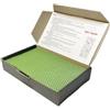 Ubswax Set di 10 Candele di Cera d'api da 20 x 12 cm, Candele Naturali Fai da Te per Bambini, ecologiche per la casa e la Scuola (Verde Chiaro)