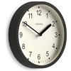 Jones Clocks® Spin Orologio a parete | Piccolo orologio moderno a tondo | 20cm | Grigio scuro | Numeri facili da leggere | Ideale per cucina, ufficio, bagno dei bambini o qualsiasi piccolo spazio