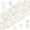 NBEADS 352pz Natural Trochid Shell/Trochus Shell Beads, 3.5~4mm Perle di Perle d'Acqua Dolce A Colonna Naturale per Artigianato Fai-da-Te Che Fanno Gioielli, Bracciali, Collane, Orecchini, Bianco