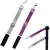 NQEUEPN 2pz Guinzaglio Toelettatura Cane, Aiutante per Toelettatura Guinzaglio Regolabile, Accessori Forniture per Tavolo Toelettatura Cani (Grigio, Viola)
