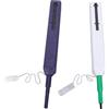 ZASCHMOY Kit di pulizia per fibra ottica, 2 penne per la pulizia dei connettori in fibra ottica ruotabili a 180° per LC MU da 1,25 mm e SC FC da 2,5 mm - Oltre 800 pulizie, resina anti