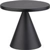 APS 17101 - Lampada da tavolo CONE MINI, con stazione di ricarica, cavo di ricarica USB e telecomando, altezza 11,5 cm, colore: Nero
