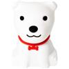 InnoGIO GIOdog, Luce Notturna Bambini a Forma di Cane, Silicone Morbido, 8 Colori Alternati, Ricarica Cavo USB, Lampada da Comodino con Design di Animali, Adatta ai Neonati