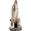 Grace4Joy Vineyard Carvings Statua della Madonna di Fatima, 30,5 cm, statuetta della Madonna di Fatima con bambini, dipinta a mano, statua cattolica per la casa