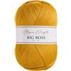 Utopia Crafts Big Boss 400g Filato Acrilico Maglia & Uncinetto - 1200m Gomitolo, Lavabile Lavatrice, Oeko-Tex Certificato, per Maglioni, Coperte, Sciarpe & Cappelli (Giallo Senape)