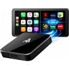 AutoSky Adattatore TV AutoSky CarPlay e Android Auto con sistema Android, wireless, Google Play, streaming, plug-and-play