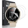 ZhuoFan 4 Pezzi Pellicola Protettiva per Garmin Venu 3s,HD Trasparente TPU Film Alta Risoluzione Auto Guarigione Protettiva per Garmin Venu3s Protezione Pellicola