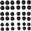 WitBicg Gommini Per Auricolari, 36 Pezzi Gommini Cuffie Bluetooth Morbidi e Comodi, Compatibili Con La Maggior Parte Degli Auricolari In-Ear, Foro Interno 4,5 mm-6 mm (Nero-Rosso) (Nero)