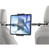 woleyi Porta iPad Auto Sedile Posteriore, Supporto Tablet Auto Poggiatesta [Telescopica 83 CM] Supporto Tablet Macchina Centrale Bambini per Switch, iPad Pro Air Mini, Galaxy, Telefono, 4-12.9