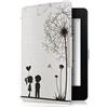 kwmobile Custodia eReader Compatibile con Amazon Kindle Paperwhite (2012-2017) Cover - eBook Reader Flip Case - nero/bianco - Amore