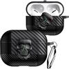 Fofvccv Divertente Custodia 3D per AirPods Pro 2 - Skull Black