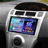 Hikity 8 Core 4G+64G Hikity Android 15 Autoradio per Toyota Yaris, Vizi 2005-2011 con Wireless Carplay Android Auto, 9 Pollici IPS Touch Screen con Navigatore GPS Bluetooth WiFi FM/RDS DSP Retrocamera