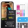 Beefix Batteria per iPhone 13 Pro, 5000 mAh, compatibile con A2483 A2636 A2638 | Kit di strumenti completo incluso, Sostituzione semplice e veloce della batteria per iPhone 13 Pro