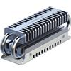 ElecGear EL-80P Dissipatore di Calore SSD M.2 2280, Heat Pipe + Dispositivo di Raffreddamento in Alluminio Heatsink per 80mm PCIe NVMe e SATA interno Gaming SSD con Pad Termico