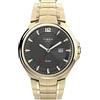 Timex Solar TW2V39600 - Orologio da uomo in acciaio INOX, 43 mm, Tonalità dorata Solar Uomo