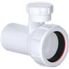 PlumbEZ Adattatore anti vuoto da 1½ ″ per trappole per rifiuti - Raccordo valvola anti vuoto da 40 mm per prevenire la pressione negativa, mantenere la tenuta dell'acqua, fermare gorgoglii e odori