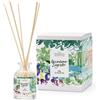 MAMI Srl PAESAGGI OLFATTIVI GIARDINO SEGRETO IRIS E VIOLETTA DIFFUSORE D'AMBIENTE CON BASTONCINI 120 ML