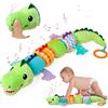 EnGiTores Musical Caterpillar Peluche Giocattoli, EnGiTores Giocattolo peluches morbido musicale, Peluche Grande Cuscino, Infantile Morbido Peluches con Increspature Multisensoriali per neonati bambini 0-3-6-12
