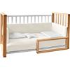 italbaby Letto infinito naturale-bianco c/tessile muslin burro - Italbaby