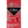 Cellini Caffè Cellini Capsule Alluminio Compatibili con Nespresso* - Aluminium Crema Forte 100pz| Caffè Dall'aroma intenso di cacao amaro e spezie