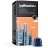 FRHOME Ilcaffeitaliano Capsule in Alluminio Compatibili Con Nespresso - Milano 120pz | Capsule Compatibili Con Nespresso Alluminio, Note Aromatiche Di Cacao e frutta secca | L'audace vellutato Intensità 11