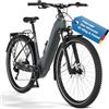 Fischer E-Bike ATB TERRA 6.8i ULTIMATE Bicicletta elettrica per donne e uomini, telaio 50, motore centrale 90 Nm, batteria 36 V