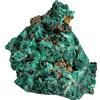mookaitedecor Esemplare di grappolo di cristallo di malachite naturale per la decorazione domestica, Geodo di cristallo in pietra grezza decorativa per minerali Collezione Druse, 401-500g
