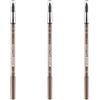 Catrice Cosmetics Catrice Eye Brow Stylist, n. 015 Ashy Drama, marrone, a lunga durata, opaco, privo di nanoparticelle, conforme al nostro standard CLEAN BEAUTY senza profumo, confezione da 3 (3 x 1,4 g)