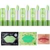 Eniyou 5 Pcs Rossetto Ph Reagente Aloe Vera,Rossetto Che Cambia Colore Con Ph Labbra,Cangiantes Sensibile Alla Temperatura,Idratante E Nutriente,Incredibile Effetto Cangiante,Contiene 2 Maschere Labbra