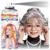MSDADA Spray per Capelli Temporaneo Grigio Argento - Colore alla Moda per Effetto Metallizzato, Personaggi Futuristi e Anime, Ideale per Feste e Cosplay (120 ml)