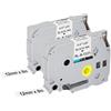 Yowell 2 nastri compatibili con Brother TZe-231 P Touch per Brother P-Touch 12 mm TZ TZe Tape bianco laminato per P-Touch PT-H100R PT-H105 PT-H100LB PT-H110 H107B PT-D400 PT-1000
