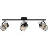 Eglo lampada da soffitto Ruscomb, 3 luci vintage, retro, boho, faretti in