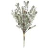 Flair Flower Ramo di abete artificiale con coni, ramo artificiale ghiacciato, decorazione natalizia, corona, corona dell'Avvento, ghirlanda, ramo, decorazione natalizia