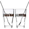 Leonardo 042555 - Set di 4 bicchieri da caffè con cucchiaio, lavabili in lavastoviglie, 410 ml