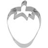 RBV Birkmann, Stampino per biscotti alla fragola, in acciaio inox, 2,5 × 4,5 × 6 cm, 189461