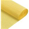 QUARKZMAN Rotolo di Carta Crespa 210cm Lunghezza 50cm Larghezza per Cerimonia Nozze Varie Grandi Feste Decorazione, Giallo