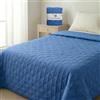 o-day Renato Balestra Trapunta Matrimoniale Primaverile Made In Italy In Morbido Poliestere Copriletto Matrimoniale Estivo Tinta Unita (Azzurro, Matrimoniale 255x270)