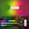 Lightess Applique da Parete Interno LED, Lampada da Parete Intelligente con Controllo dell App e Telecomando, Dimmerabile, RGB Lampade da Muro, Luce Sincronizzazione Musicale Luci Colorate, Bianco
