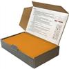 Ubswax Set di 10 Candele di Cera d'api da 20 x 12 cm, Candele Naturali Fai da Te per Bambini, ecologiche per la casa e la Scuola (Arancione)