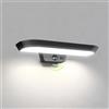 auralab Luci Solari Esterno Sensore 3 Modalità, Luci di Sicurezza 4000K, Impermeabile IP54, per Parete, Cancello, Giardino, Garage, Bianco Ovale