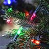 Lights4fun - Catena di Luci con 150 LED Multicolore con Lampadina a Forma Tradizionale