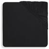 Jollein Lenzuolo Con Angoli Elasticizzati in Jersey, 60 x 120 cm, Colore: Nero