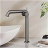 EMKE Rubinetto da bagno antracite opaco, 332 x 220 x 76 mm, ottone, cartuccia in ceramica, rubinetto per bagno, rubinetto con aeratore, rubinetto per lavabo, rubinetto per lavabo, facile installazione