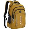 SIVENKE Zaini Scolastici per Studenti Bambini Borsa per Libri Zaino per Laptop Cartella Zaino Casual da Giorno Zaino da Viaggio per Ragazzi Adolescenti, Giallo ocra